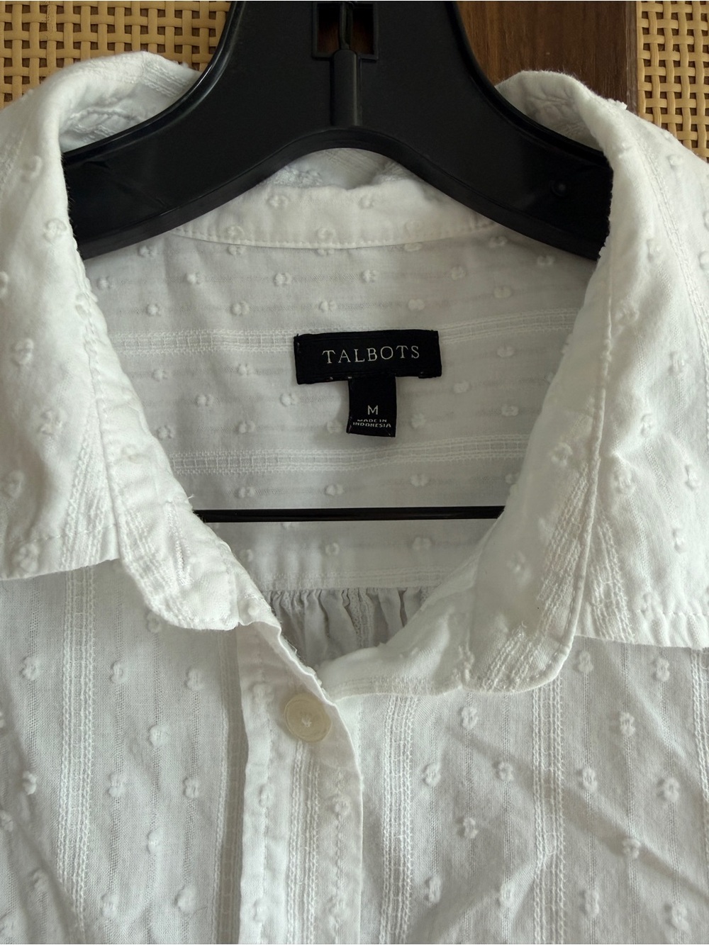 Talbots white button down - M - Picture 4 of 5
